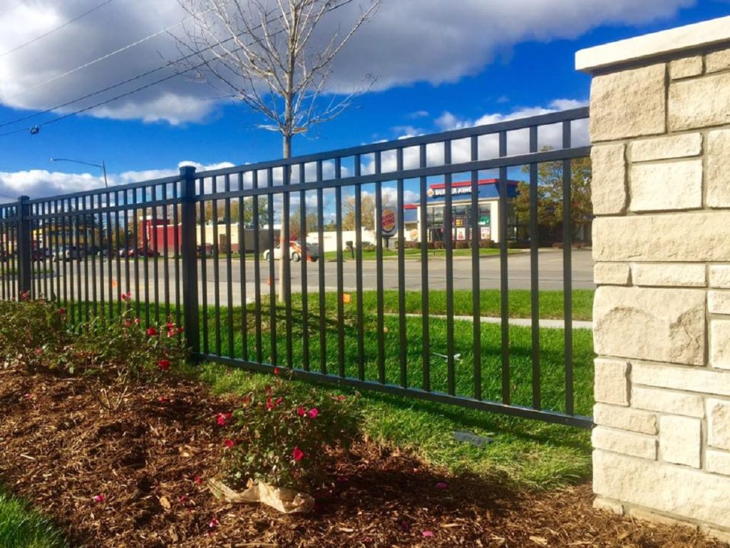 Ornate metal fence